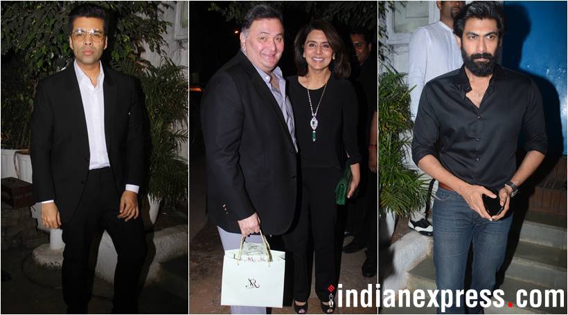 latest photos from manmohan shetty birthday bash, karna johar, rishi kapoor, rana daggubati