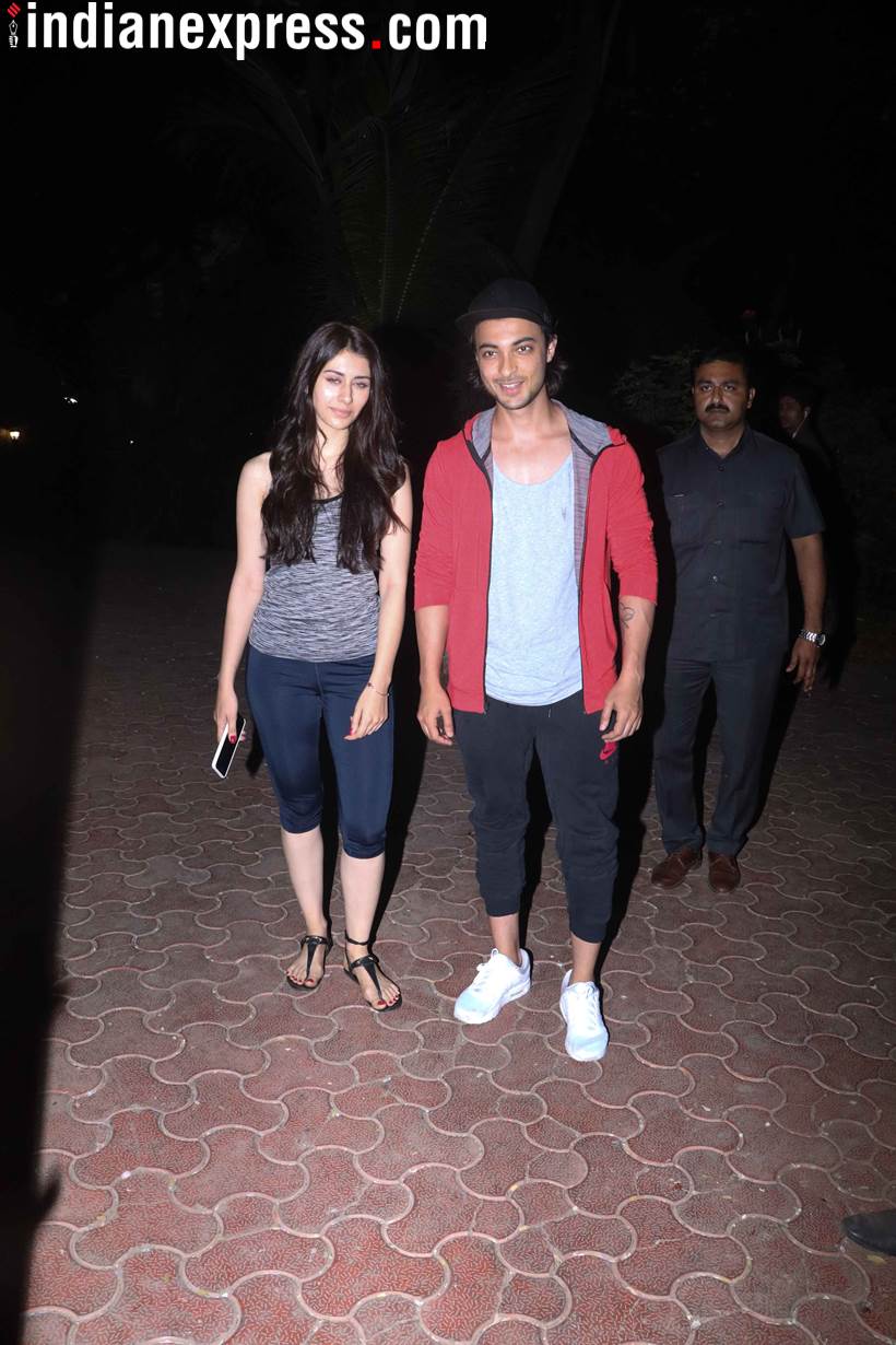 Aayush Sharma and Warina Hussain