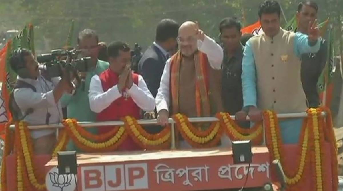 Amit Shah In Tripura LIVE UPDATES: Want To Change Politics Of Violence ...