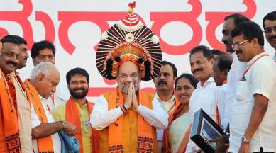 Amit Shah in Karnataka