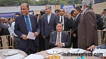 amitava roy, sc judges, sc judge retirement party, sc judge amitava roy, supreme court crisis, indian express