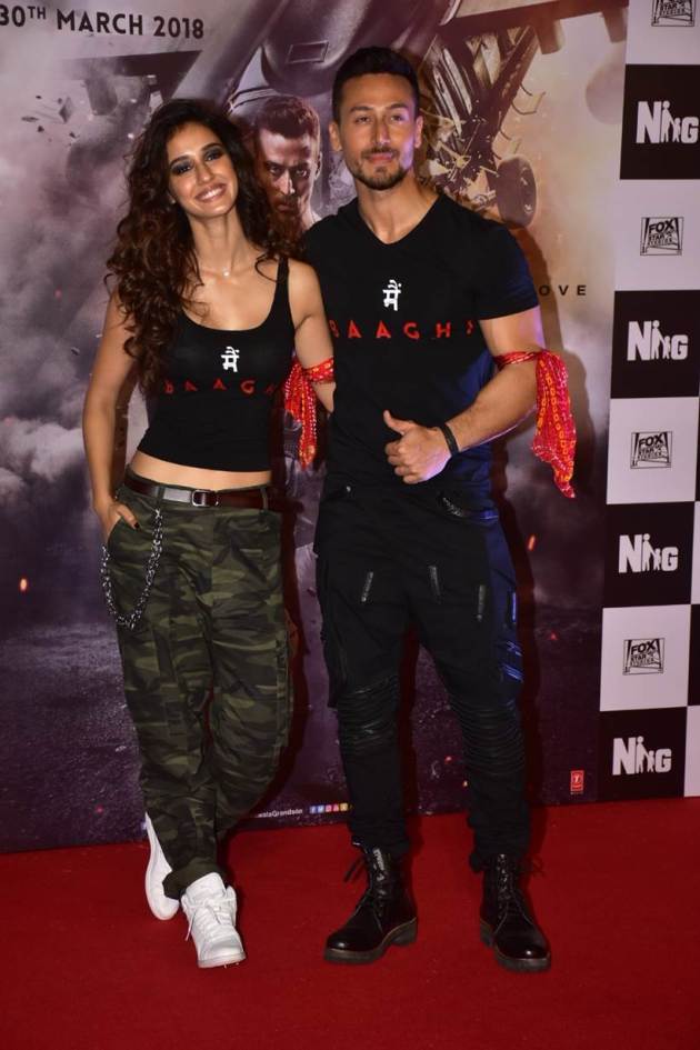 Celeb Spotting Tiger Shroff And Disha Patani Launch