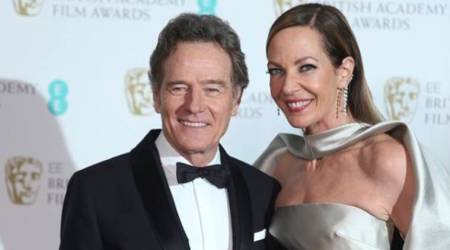 BAFTA, time's up black, BAFTA black attires, Allison Janney Bibhu mohapatra, Allison Janney black gown BAFTA, indian express, indian express news