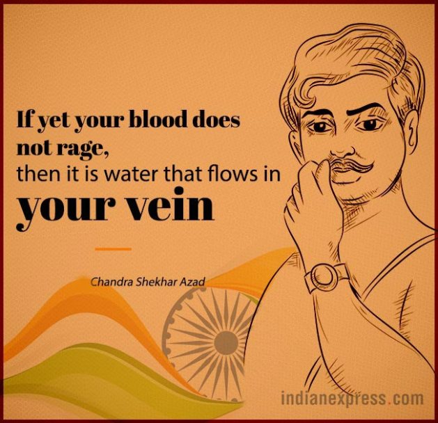chandra shekhar azad, chandra shekhar azad quotes, chandra shekhar azad death anniversary, chandra shekhar azad quotes, chandra shekhar azad death anniversary, indian express, indian express news