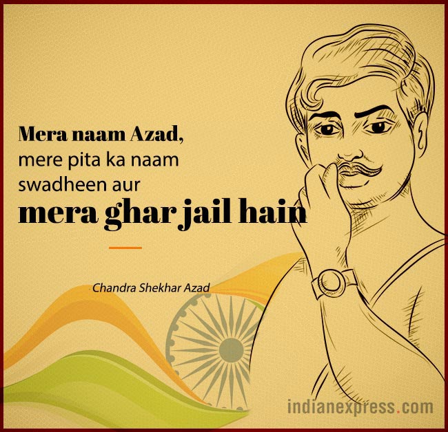 chandra shekhar azad, chandra shekhar azad quotes, chandra shekhar azad death anniversary, chandra shekhar azad quotes, chandra shekhar azad death anniversary, indian express, indian express news