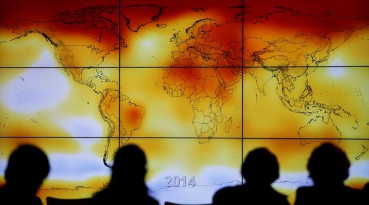 UN Paris Agreement, climate change. Stanford University, greenhouse gas emissions, Paris Climate Agreement, temperature cap levels, Columbia University, extreme weather events, climate commitments, global warming
