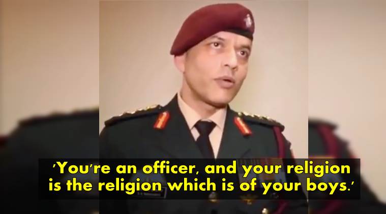 Video This Army Officer S Take On Religion Has Gone Viral For All