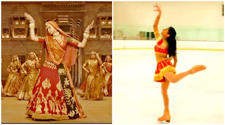 Video ‘ghoomar On Ice This Figure Skater Beautifully Twirls To