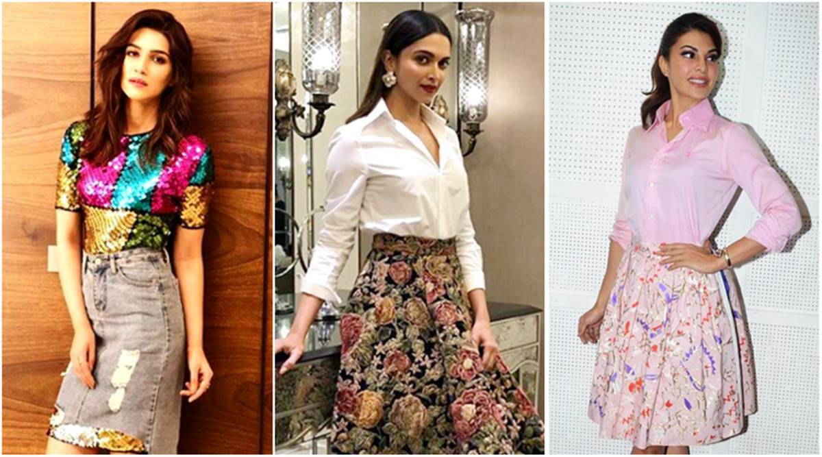 Deepika Padukone, Kriti Sanon, Jacqueline Fernandez: Bollywood actors show  us fabulous ways to wear a skirt | Lifestyle News,The Indian Express