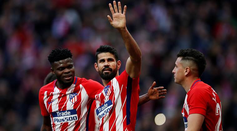 Diego Costa, Diego Costa Atletico Madrid, La Liga, Diego Costa goals, Athletic Bilbao, Athletic Bilbao news, sports news, football, Indian Express