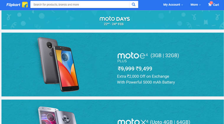 moto e4 plus flipkart