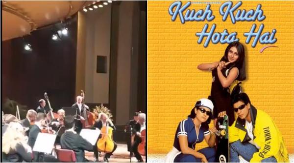 kuch kuch hota hai, karan johar, berlin film festival 2018, karan johar berlin film festival, kuch kuch hota hai german orchestra, viral video, indian express
