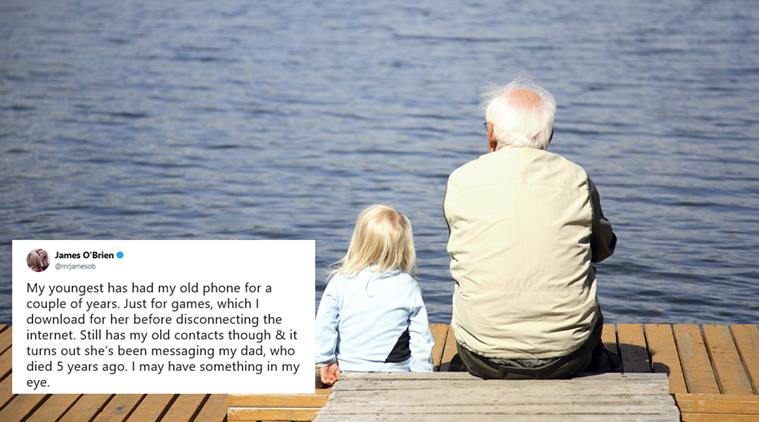 This little girl’s texts to her grandad who passed away will leave you