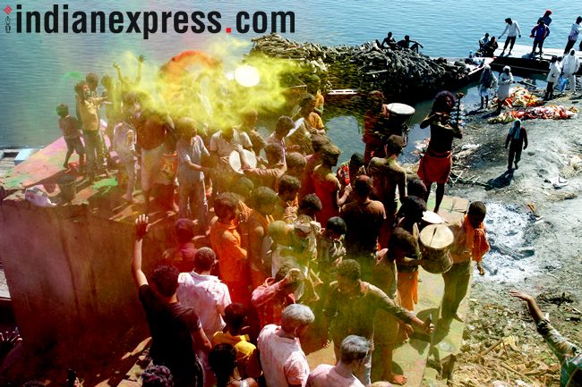 Holi Festival, Holi Celebrations, Holi Party, happy holi, happy holi 2018, holi 2018, how India celebrating Holi 2018, holi, holi photos, holi celebrations, holi in india, holi party, holi pics, holi images, indian express, indian express news