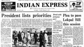 Express Front Page, Forty Years Ago, Indian Express, President Sanjiva Reddy, Sanjiva Reddy, Editorial News, Latest Editorial News, Indian Express, Indian Express News