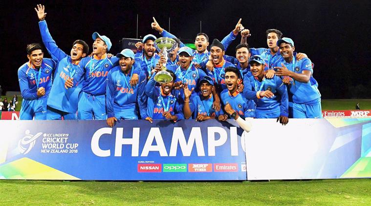 Indias Under 19 Over The Moon After Winning World Cup Cricket News The Indian Express 5678