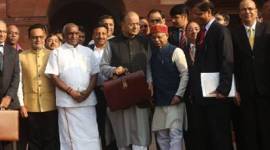 Arun Jaitley heading to present Union Budget 2018-19