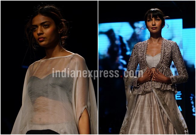 lakme fashion week, lakme fashion week 2018, lakme fashion week photos, lakme fashion week day 5, lfw day 5, LFK 2018, LFW 2018 photos, LFW 2018 latest photos, LFW day 5 showstopper,s LFW swara Bhasker, LFW Shilpa Shetty Kundra, LFW Kangana Ranaut, Indian Express, Indian Express News