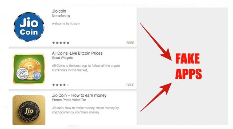 Reliance Jio cryptocurrency apps