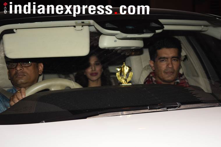 manish malhotra at Karan Johar's valentines day party