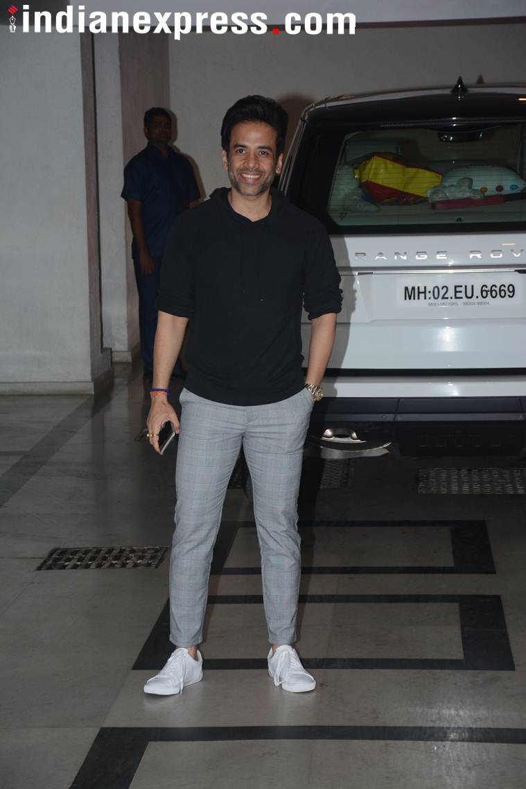 tusshar kapoor at Karan Johar's valentines day party