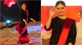 Kareena Kapoor, Kareena Kapoor Khan, Kareena Kapoor black Raw Mango sari