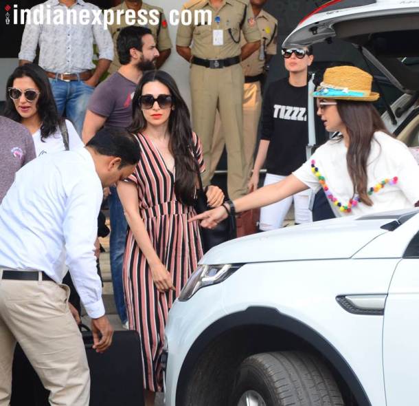 karisma kartta PHOTOS: Kareena Kapoor, Saif Ali Khan and Karisma Kapoor return  karisma kartta