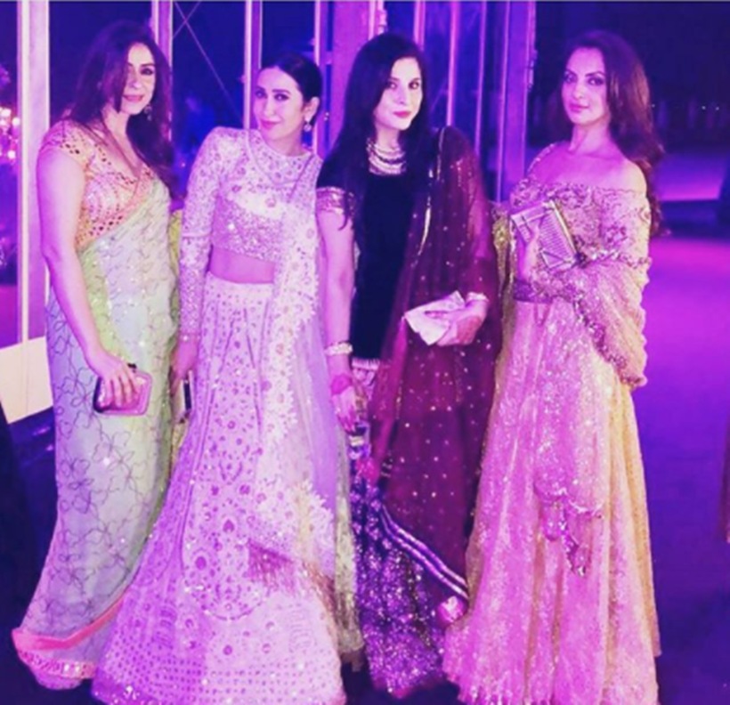 Karisma Kapoor, Maheep Kapoor, Seema Khan and Bhavana Pandey