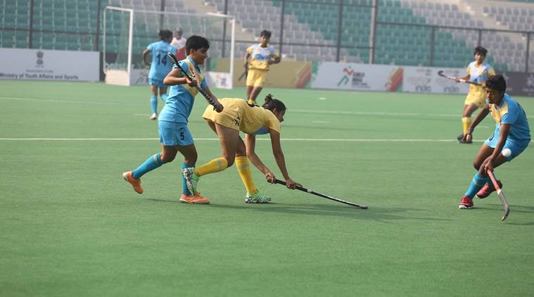 Khelo India School Games, Khelo India School Games news, Khelo India School Games updates, Ounjab, Haryana, sports news, hockey, Indian Express