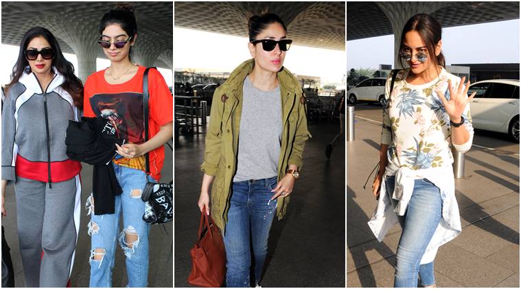 Kareena Kapoor Khan Khushi Kapoor Sonakshi Sinha Best Airport Looks Of The Week Feb 17 Feb