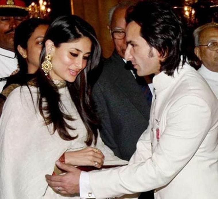 Saif Ali Khan And Kareena Kapoor The Royal Romance Bollywood News The Indian Express