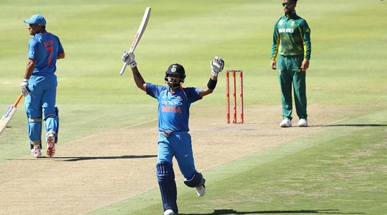 Virat Kohli scores century