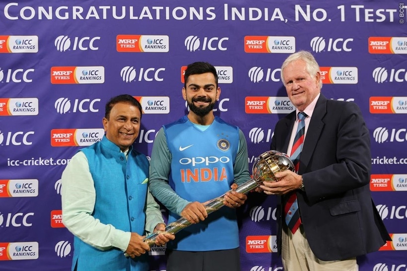 Virat Kohli ICC mace