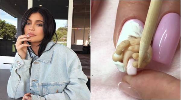 Kylie Jenner, Stormi, Kylie Jenner and Stormi nail manicure, Kylie Jenner instagram