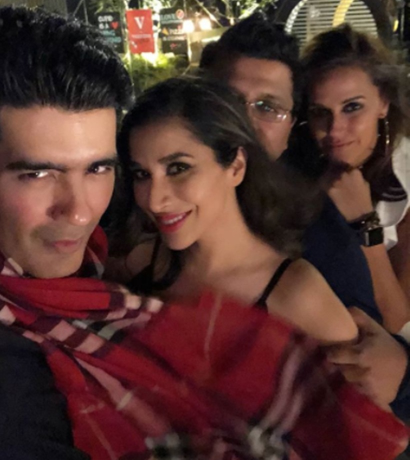Manish Malhotra neha dhupiya