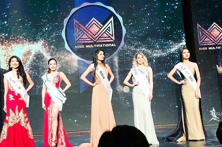 Miss Multinational, Sophia Senoron, Miss Philippines Sophia Senoron, Miss Germany Saskia Kuban, Miss India Shefali Sharma, National Pageant Director Arnold Vegafria, Teresita Marquez, beauty pageants, beauty pageants 2018, indian express, indian express news