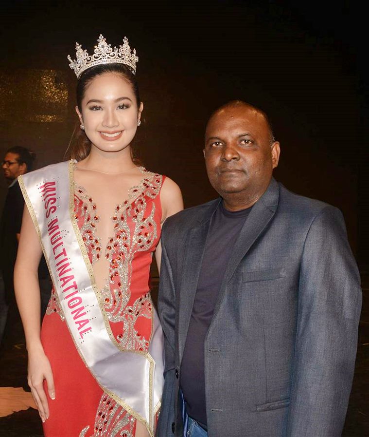 Miss Multinational, Sophia Senoron, Miss Philippines Sophia Senoron, Miss Germany Saskia Kuban, Miss India Shefali Sharma, National Pageant Director Arnold Vegafria, Teresita Marquez, beauty pageants, beauty pageants 2018, indian express, indian express news