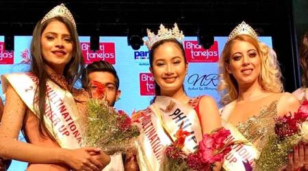 Miss Multinational, Sophia Senoron, Miss Philippines Sophia Senoron, Miss Germany Saskia Kuban, Miss India Shefali Sharma, National Pageant Director Arnold Vegafria, Teresita Marquez, beauty pageants, beauty pageants 2018, indian express, indian express news