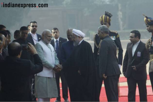 hassan rouhani photos, Narendra Modi pics, iran president images, rouhani india visit pictures, pm Modi images, Hassan Rouhani India visit pics, Ram Nath Kovind, Indian Express photos