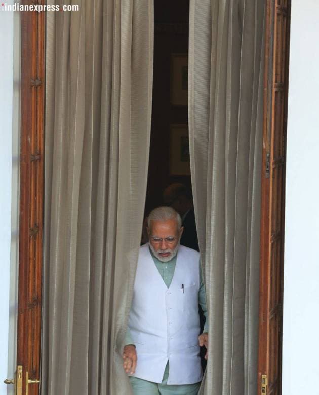 hassan rouhani photos, Narendra Modi pics, iran president images, rouhani india visit pictures, pm Modi images, Hassan Rouhani India visit pics, Ram Nath Kovind, Indian Express photos