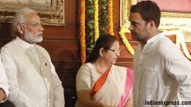 PM Modi blames Cong for vote bank politics; Rahul accuses BJP of working for rich, neglecting poor