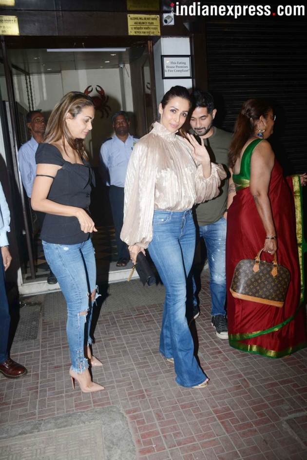 Malaika and sister Amrita Arora celebrate their father’s birthday in