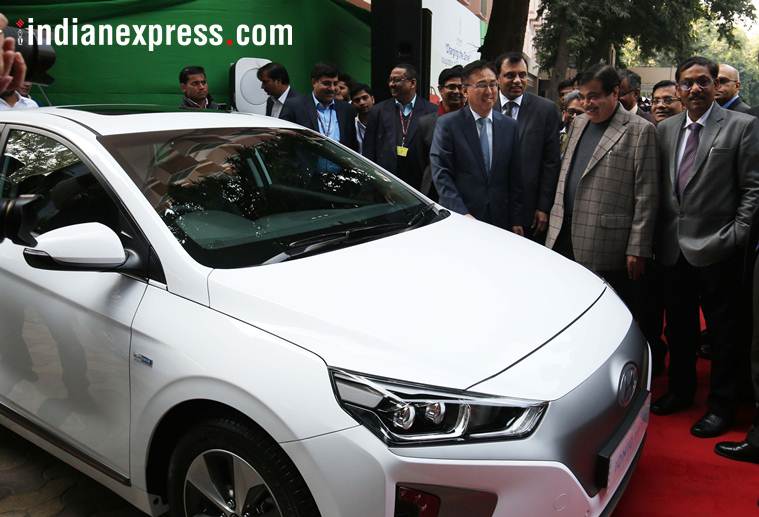 All electric cars by 2030? Nitin Gadkari inaugurates EV charging points