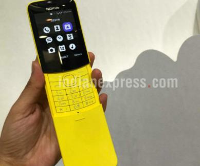 MWC 2018, Nokia 8110 4G launch, Nokia 8110 4G banana phone, Nokia 8110 4G price, Nokia 8110 4G availability India, Nokia 8110 4G specifications, Nokia 8110 4G features, HMD Global