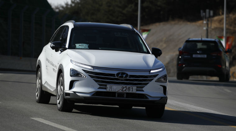2018 Winter Olympics, auonomous techology, PyeongChang Olympics 5G, self-driving cars, KT 5G bus, internet-connectied devices, Hyundai Nexo, fuel-cell cars, wireless technology