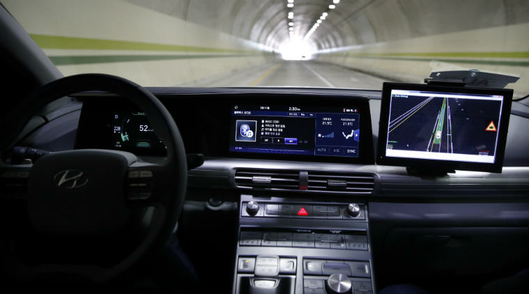 2018 Winter Olympics, auonomous techology, PyeongChang Olympics 5G, self-driving cars, KT 5G bus, internet-connectied devices, Hyundai Nexo, fuel-cell cars, wireless technology