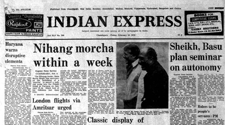 Forty Years Ago, February 10, 1978 — PM as Sevak: Desai | The Indian ...