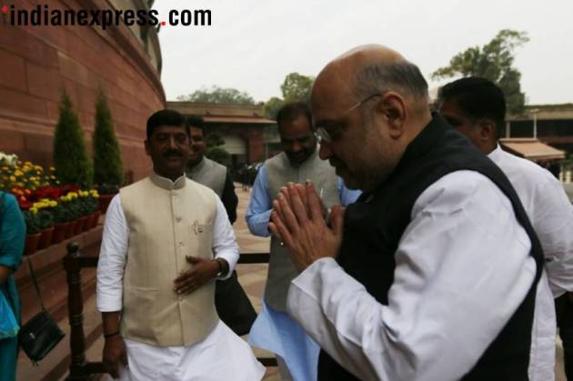 Budget Session 2018, Budget Session, Parliament, Parliament Session, Amit Shah, Ghulam Nabi Azad, Nitin Gadkari, BJP, Congress, India News, Indian Express, Indian Express News