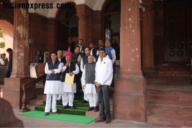 Budget Session 2018, Budget Session, Parliament, Parliament Session, Amit Shah, Ghulam Nabi Azad, Nitin Gadkari, BJP, Congress, India News, Indian Express, Indian Express News