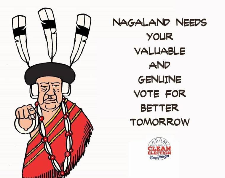 nagaland, nagaland assembly election, nagaland polls 2018, dimapur, north east india, north east news, india news, clean election campaign nagaland